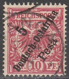 German East Africa #8  F-VF Used  CV $4.50  (A5075)