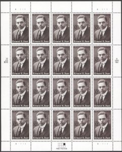 1996 US Scott #3058 Ernest E. Just Biologist, 32c Sheet of 20 MNH