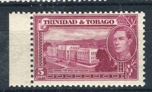 TRINIDAD TOBAGO; 1938 GVI Pictorial issue Mint MNH Unmounted Shade of 5c.