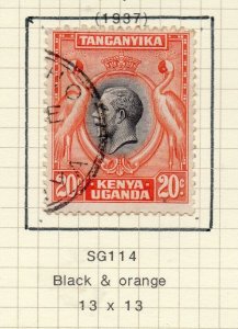 Kenya Uganda Tanganyika 1935-37 Early Issue Fine Used 20c. NW-157352