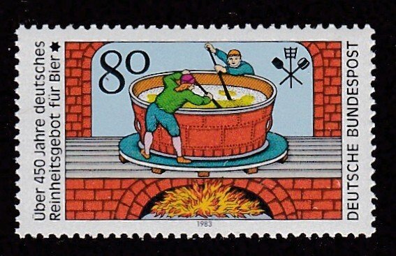Germany # 1396, Ancient Brewers Engraving, Mint NH