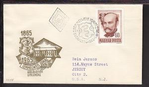 Hungary 1965 Typed FDC BIN