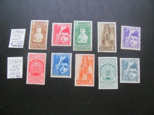 ITALY 1937 MNH  SC 367-374  SET VF/XF $240 (152)