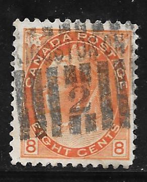 Canada 82: 8c Queen Victoria, used, F-VF
