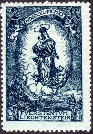 Liechtenstein 49 - Mint-H - 2k Madonna & Child (1920) (cv $2.20)