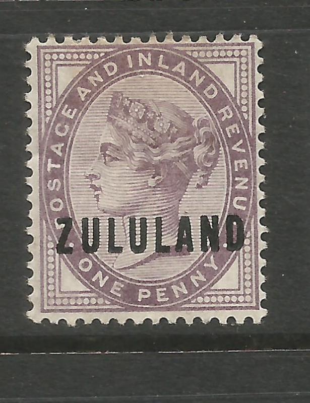 ZULULAND  1888-93  1d  QV  MH  SG 2