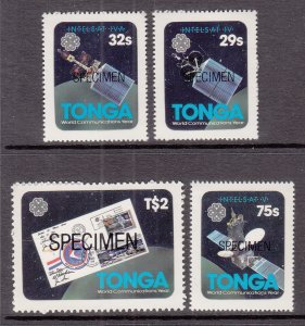 Tonga 545-548 Space Specimens MNH VF