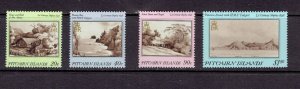 PITCAIRN ISLANDS - 1987 PAINTINGS BY CONWAY SHIPLEY - SCOTT 291 TO 294 - MNH