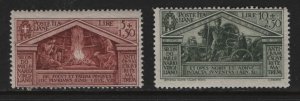 ITALY 255-256  MNH HIGH VALUES OF SET