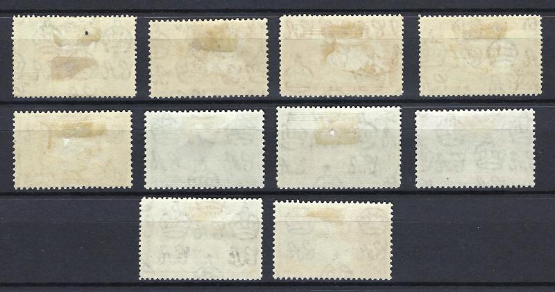 Pitcairn islands  KGVI  1940  Full set of 10   mounted mint   (H-A1)