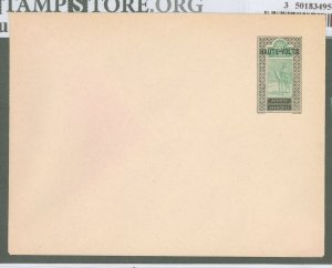 Burkina Faso (formerly Upper Volta)  1923 25c black & green envelope, flap is not stuck