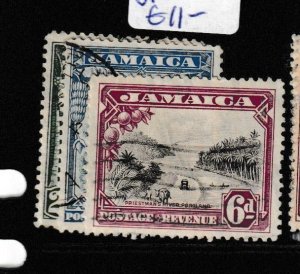 Jamaica SG 111-3 VFU (5gfb)