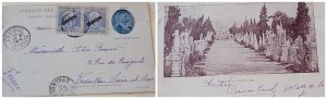 O) 1901 PERU,  MANCO  CAPAC, PRESIDENT EDUARDO LOPEZ ROMAÑA 2 centavos, FOUNDER
