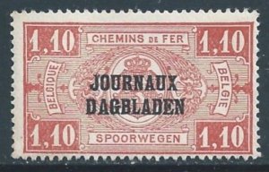 Belgium #P28 NH 1.10fr Lion Parcel Post Ovptd.