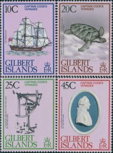 Gilbert Islands 1979 SG80-83 Captain Cook's Voyages set MNH