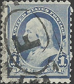 # 219 DULL BLUE USED BEN FRANKLIN SCV-0.75