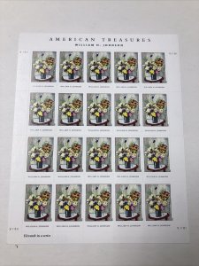 William H Johnson American Treasures Sheet 20 Forever Postage Stamps Scott 4653