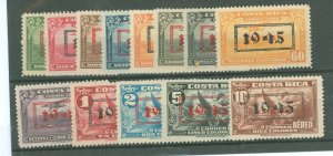 Costa Rica #C104-16  Single (Complete Set)