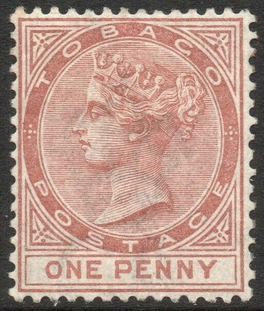 TOBAGO-1882 1d Venetian Red Sg 15 MOUNTED MINT V46191