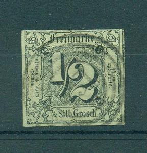 Germany-State Thurn & Taxis sc# 3 used cat value $42.50