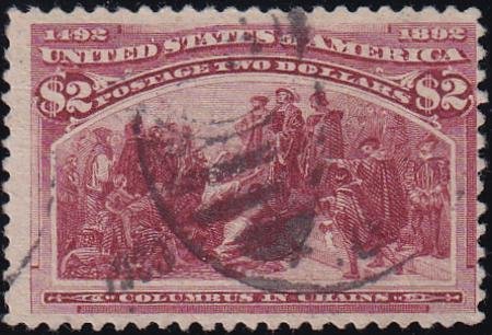 US 242 Early Commemoratives Used F+ Sound Except For Small Crease Only Visibl...