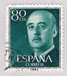Spain 824 Used Franco 2 1954 (BP42903)