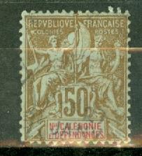 New Caledonia 55 used CV $85