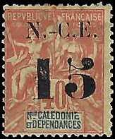 NEW CALEDONIA   #65 MH (1)