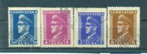 Croatia sc# 61-80 used cat value $7.25