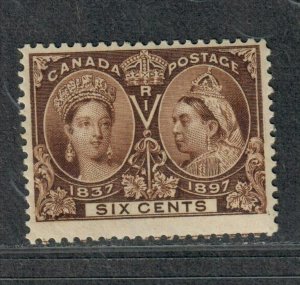 Canada Sc#55 M/H/F-VF, Jubilee, Cv. $230