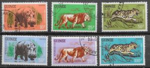 Guinea #248-253 Animals (CTO) CV$2.05