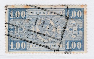 Belgium Parcel Post & Railway Stamp Used Railways Cancellation A20P29F1791-