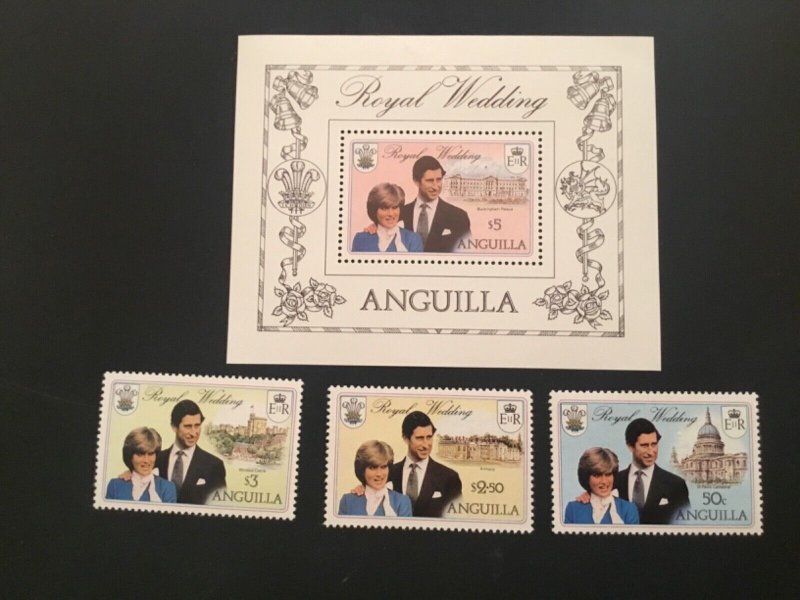 ICOLLECTZONE  Anguilla 444-447 VF NH