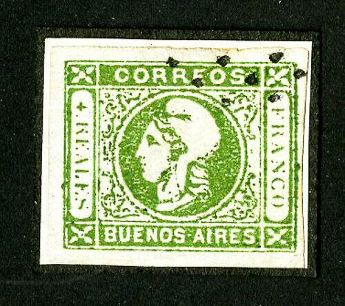 Argentina Buenos Aires Stamps # 9 Superb Used Scott Value $275.00