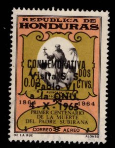 Honduras  Scott C381 Used 1966 Airmail  stamp