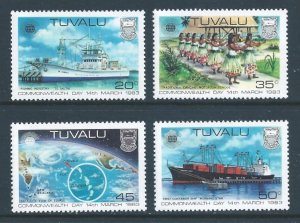 Tuvalu #196-9 NH Commonwealth Day