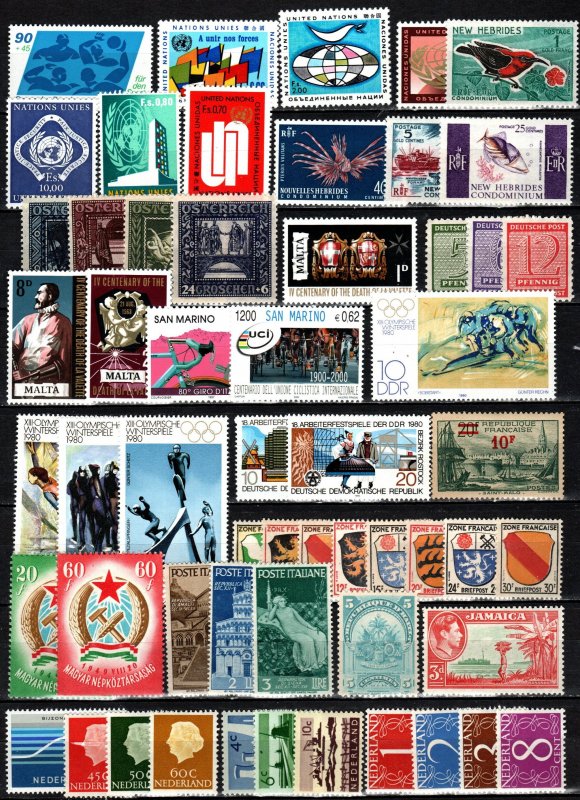 Worldwide  Lot -  Mint Never Hinged (X2218)