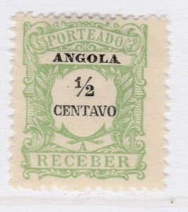 Portugal Angola Postage Due 1904 1/2r MH* Stamp A21P10F4877-