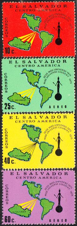 El Salvador #859-860 & C360- C361 MNH 