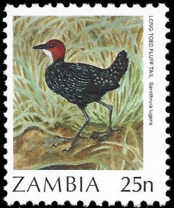 Zambia #377  MNH - Long-toed Fluff Tail (1987)