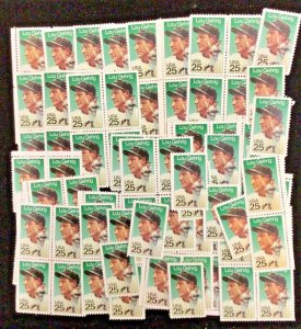 2417 Henry Louis “Lou” Gehrig, Baseball 100 MNH 25 c   FV $25  1989