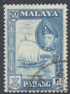 Malaya Pahang Scott 78 - SG82, 1957 Pictorial 20c used