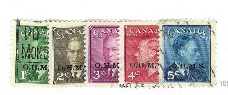 CANADA #O12/15A used