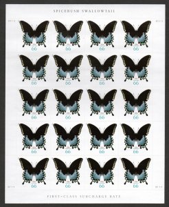 MALACK 4736 66c Spicebush Swallowtail Butterfly Full..MORE.. sheet4736