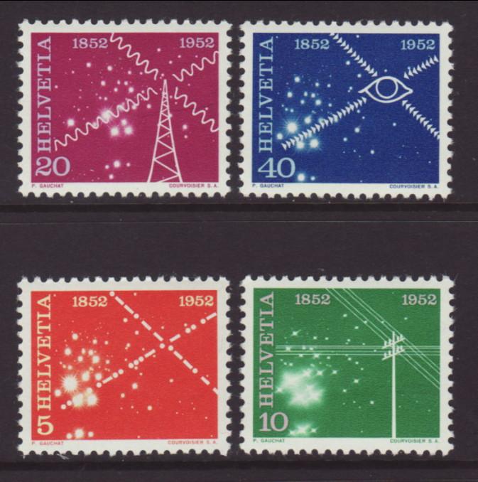 Switzerland 340-343 MNH VF