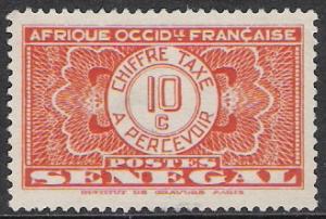 Senegal #J23 Postage Due NG Thin