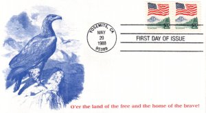 #2280 Flag over Yosemite KMC FDC