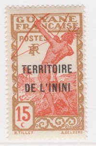 1932-38 French Colony Inini 15cMH* Stamp A22P17F8803-