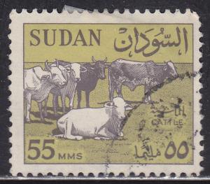 Sudan 153 Cattle Grazing 1962