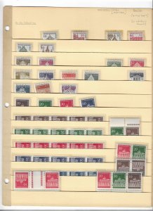 GERMANY SPECIALIZED COLLECTION ALL MINT MOSTLY MNH